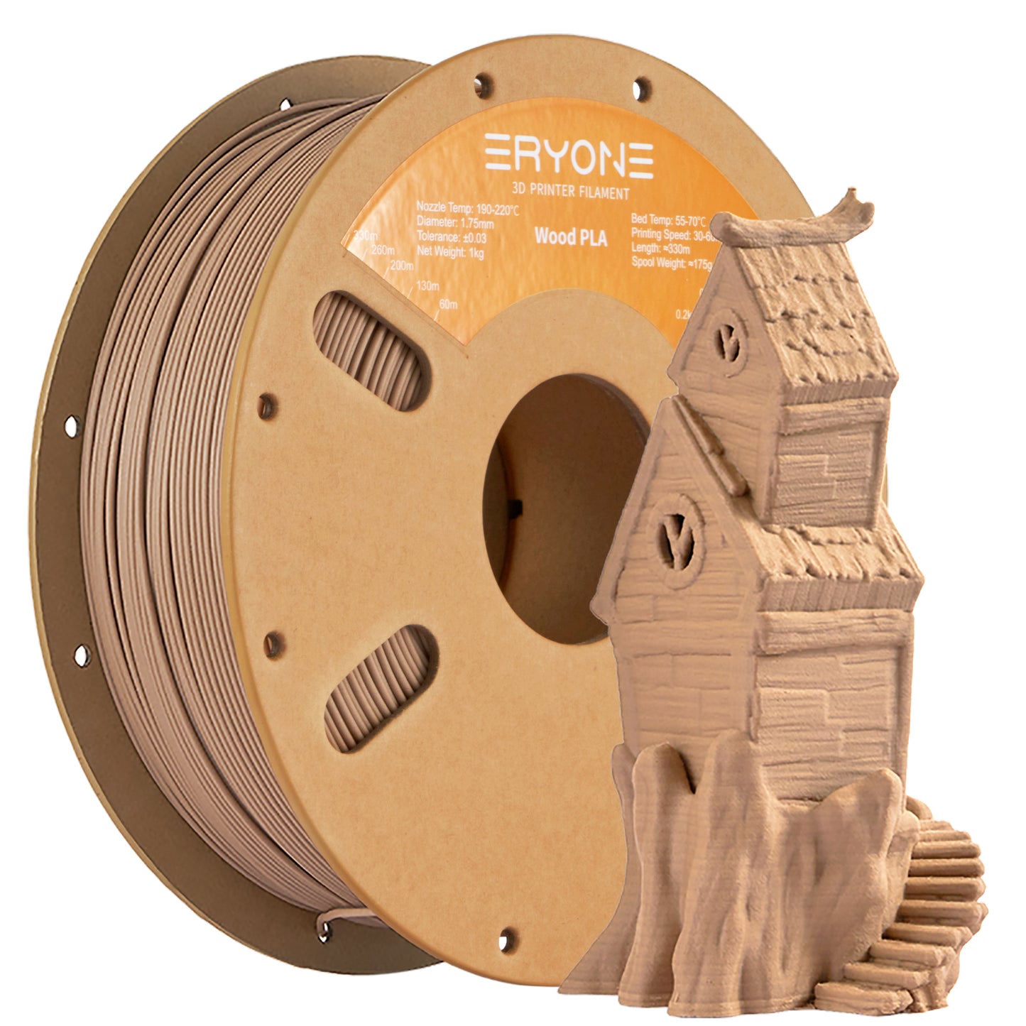 Eryone Wood PLA | Light-Wood