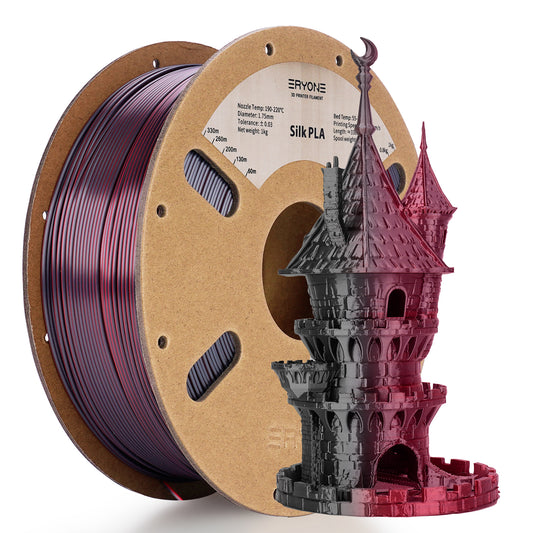 Eryone Dual Color Silk PLA | Black & Red