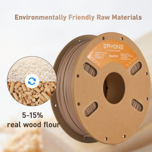 Eryone Wood PLA | Deep-Wood