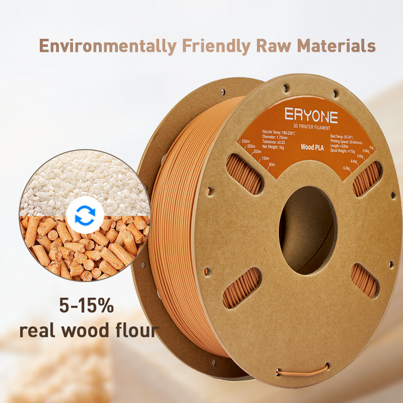 Eryone Wood PLA | Terracotta-Wood