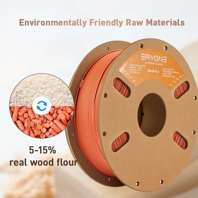 Eryone Wood PLA | Pine-Wood