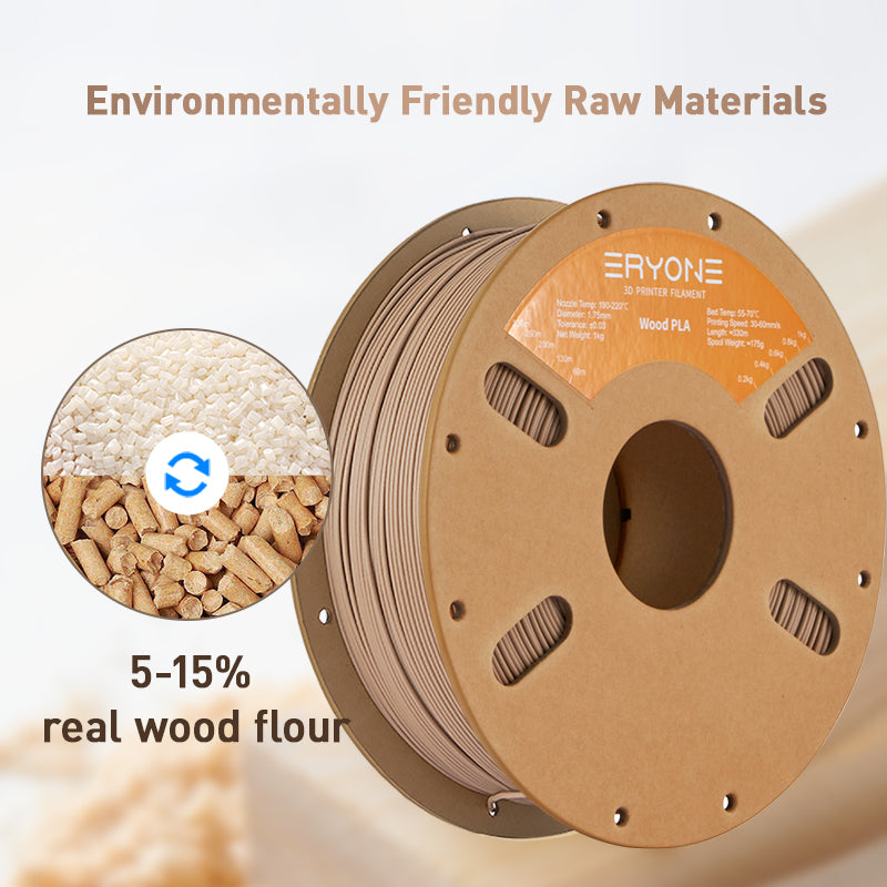 Eryone Wood PLA | Light-Wood