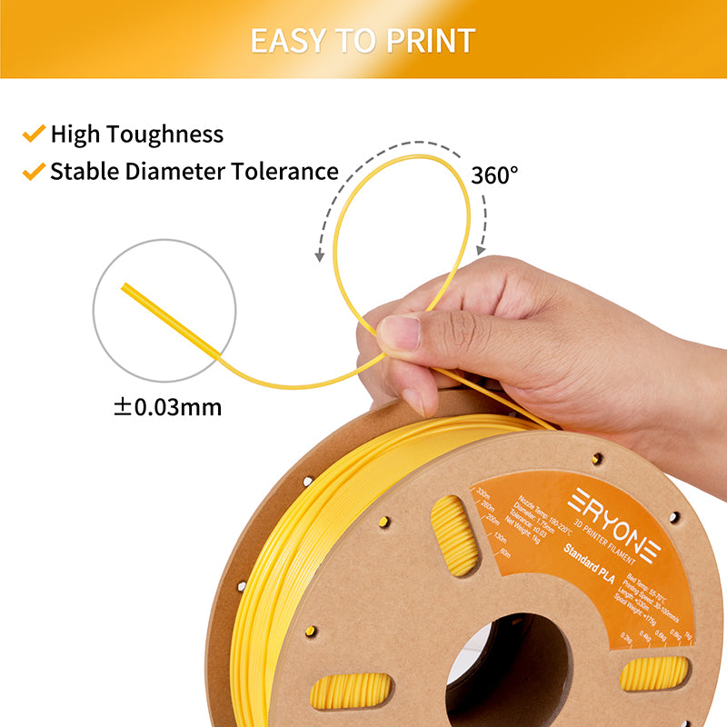 Eryone Standard PLA | Mango Yellow