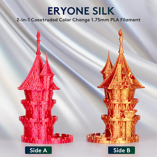 Eryone Dual Color Silk PLA | Red & Gold