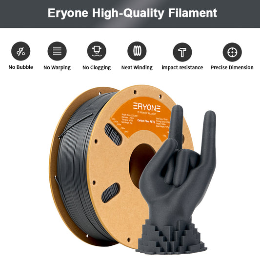 Eryone Carbon Fiber PETG | Dark Gray