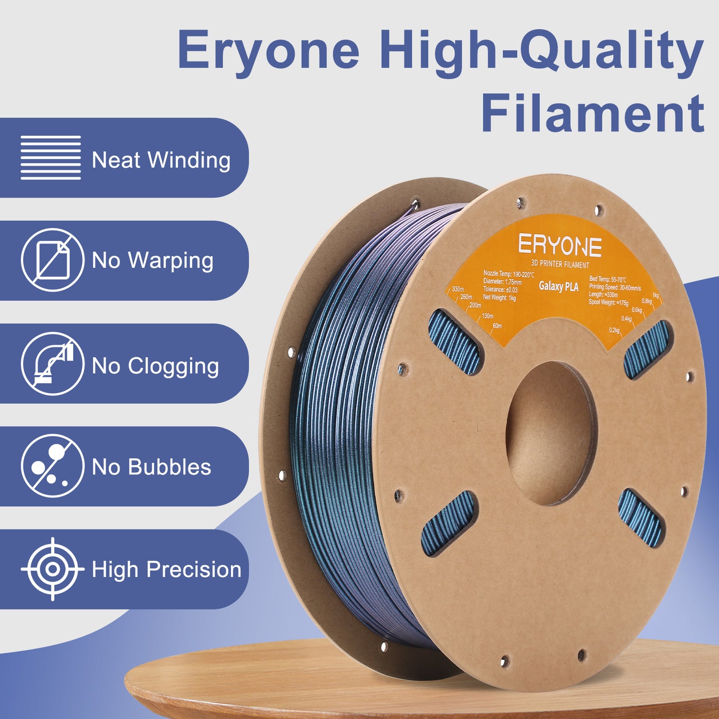 Eryone Galaxy PLA | Sirius Nebula (Blue)