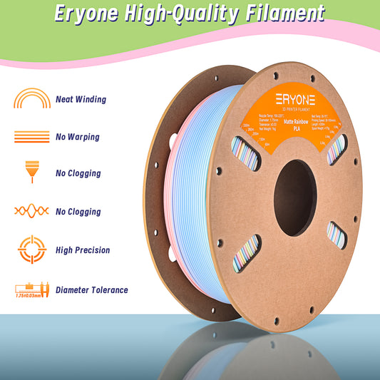 Eryone Rainbow Matte PLA | Macaron