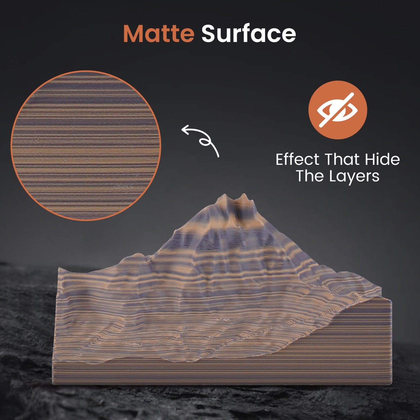 Eryone Hyper Speed Rock Matte PLA | Totem Craving