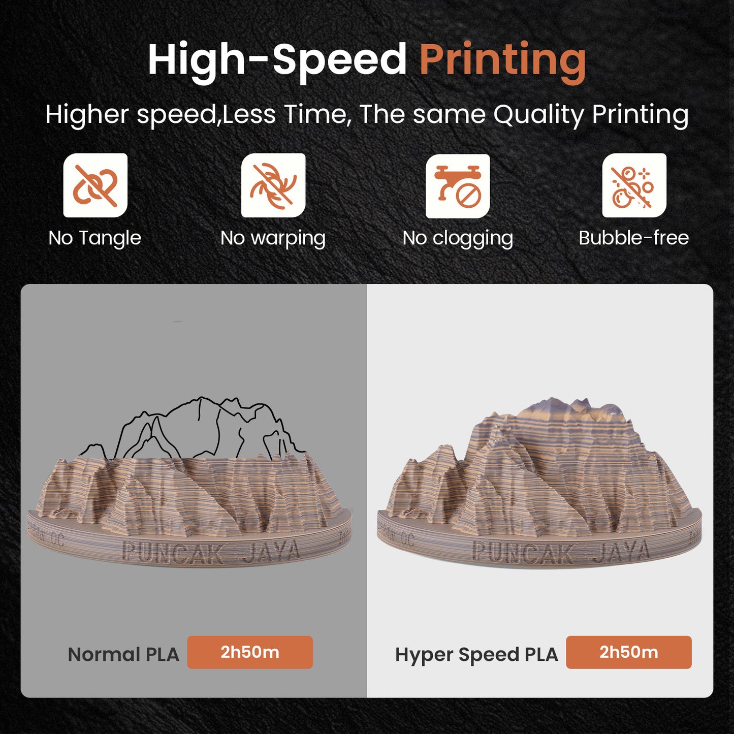 Eryone Hyper Speed Rock Matte PLA | Totem Craving