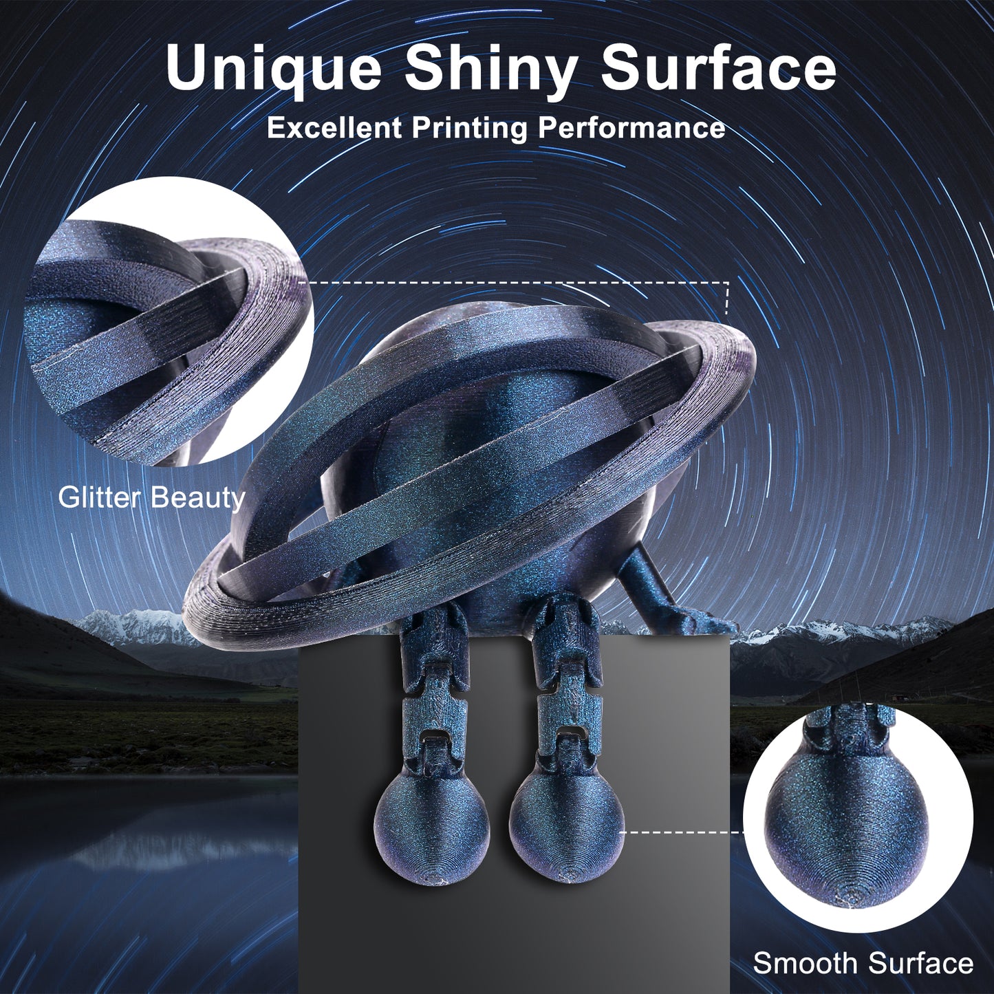 Eryone Galaxy PLA | Sirius Nebula (Blue)