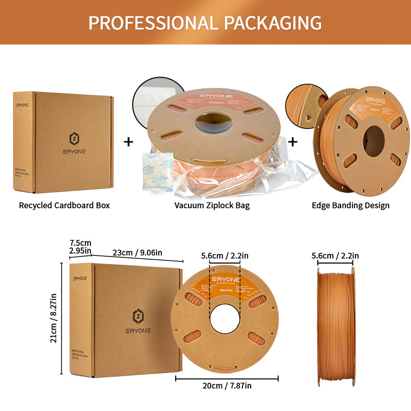 Eryone Wood PLA | Terracotta-Wood
