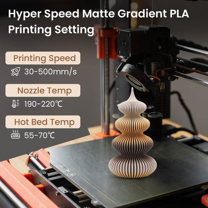 Eryone Hyper Speed Gradient Matte PLA | Coffee