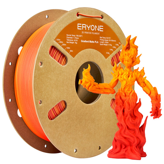 Eryone Gradient Matte PLA | Maple leaf-red & yellow