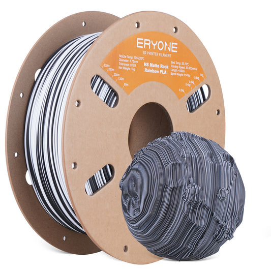 Eryone Hyper Speed Rock Matte PLA | Zebra Stone