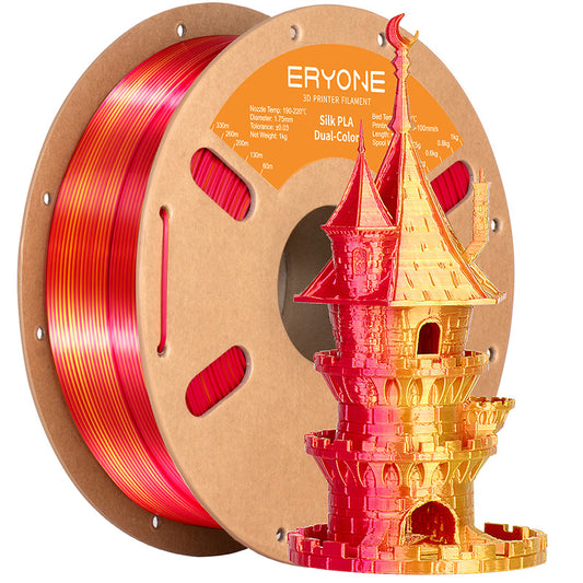 Eryone Dual Color Silk PLA | Red & Gold