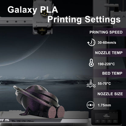 Eryone Galaxy PLA | Owl Nebula (Purple)