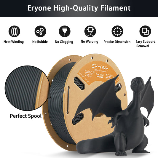 Eryone High Speed Matte PLA | Black