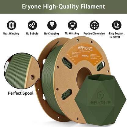 Eryone Matte PLA | Olive Green