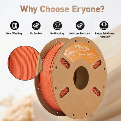 Eryone Wood PLA | Pine-Wood