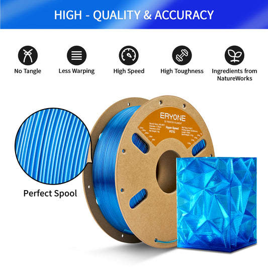 Eryone High Speed PETG | Transparent Blue