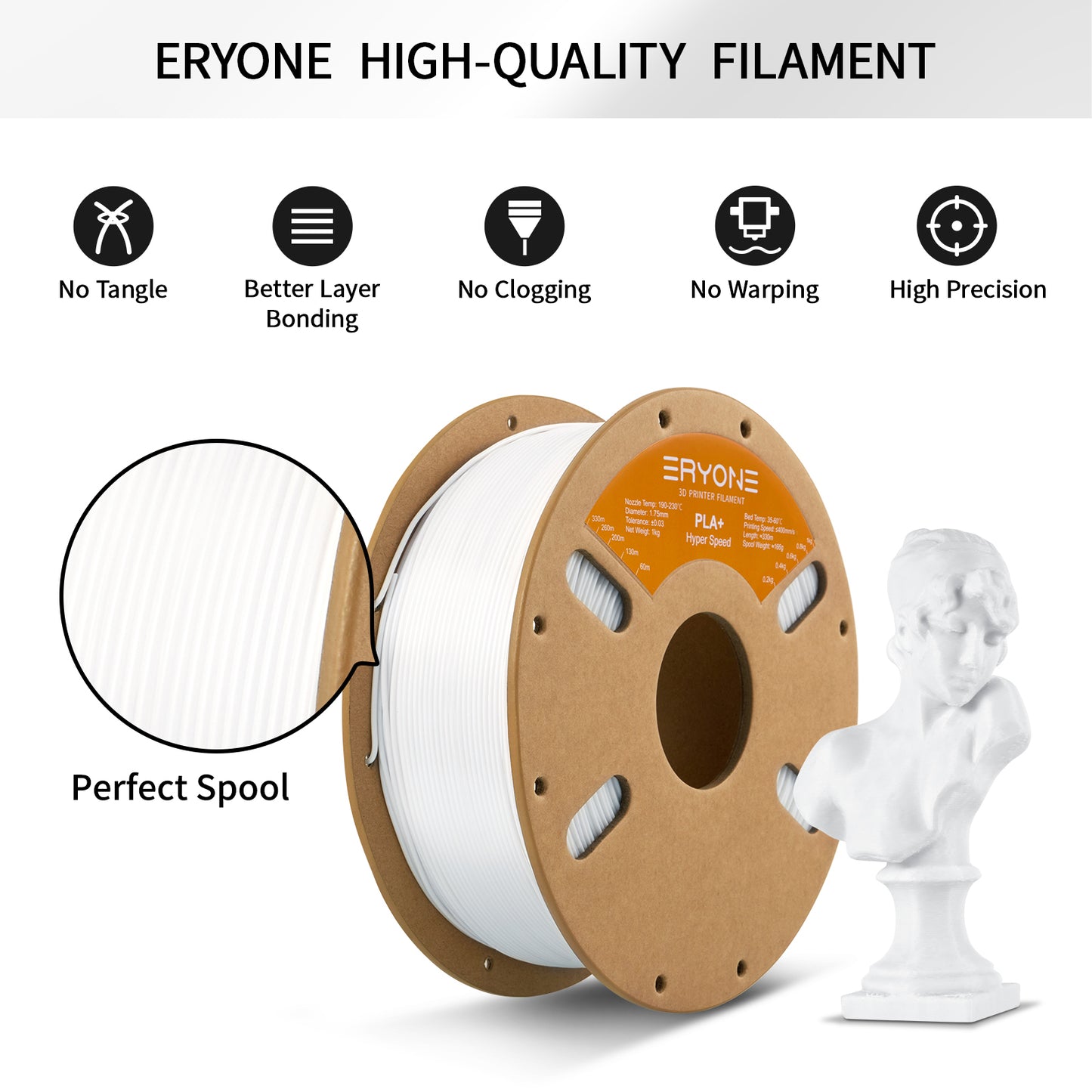 Eryone High Speed Eryone PLA+ | White