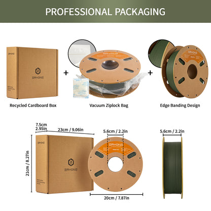 Eryone Matte PLA | Olive Green