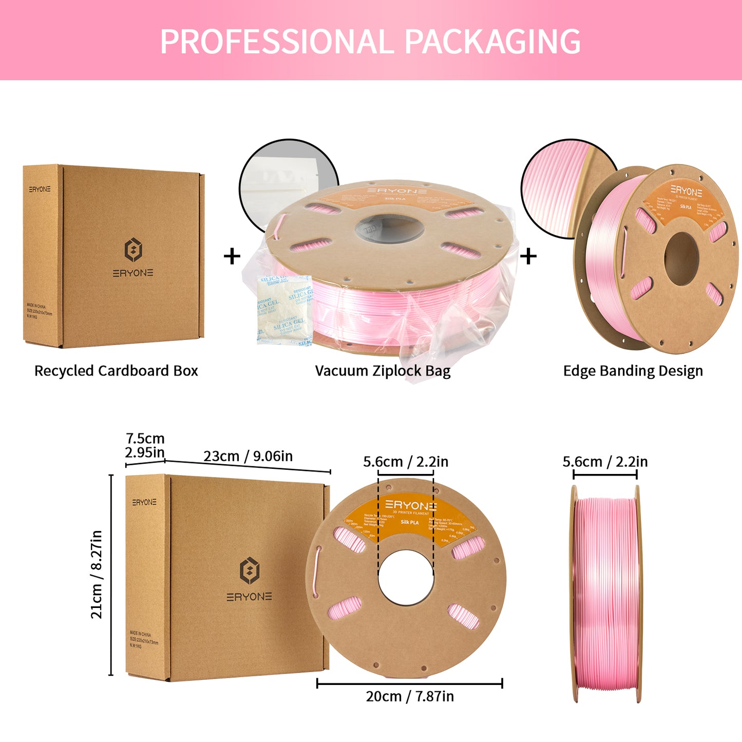 Eryone Silk PLA | Pink
