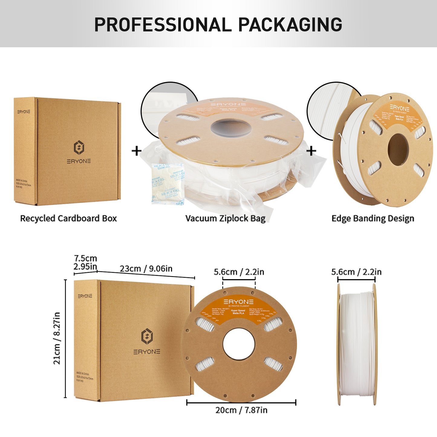 Eryone High Speed Matte PLA | White